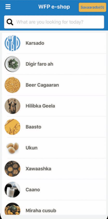 WFP e‑Shop Somalia screenshot 6